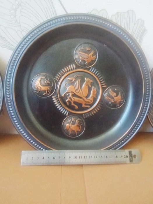 Тарілки мідні сувенірні Володимир Дмитрієвський собор