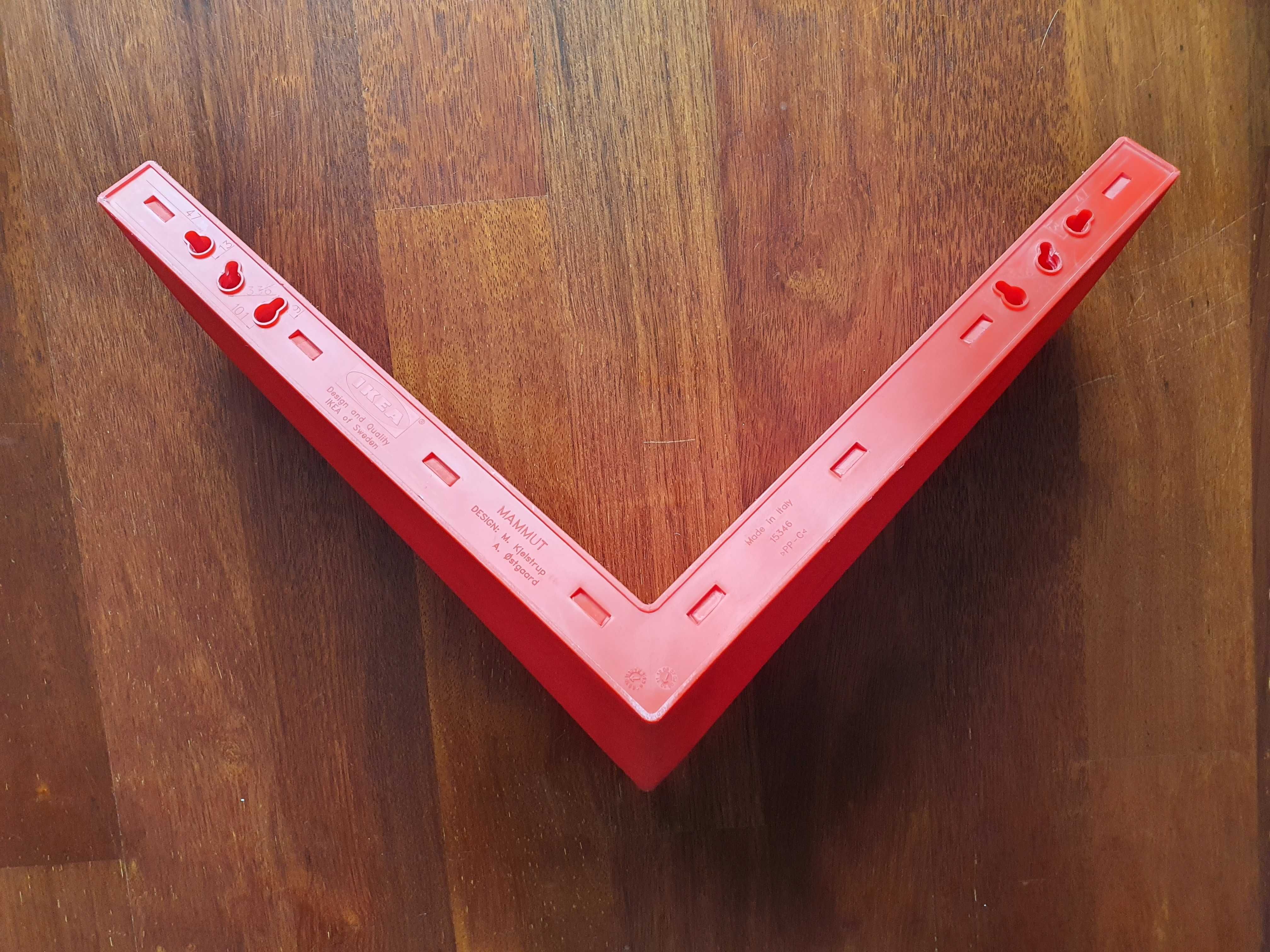 Półka czerwona MAMMUT używana IKEA