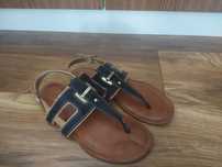 Sandały klapki japonki skóra naturalna tommy hilfiger 37 24cm