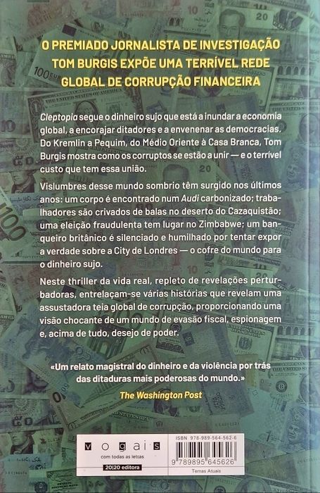 Cleptopia, Tom Burgis