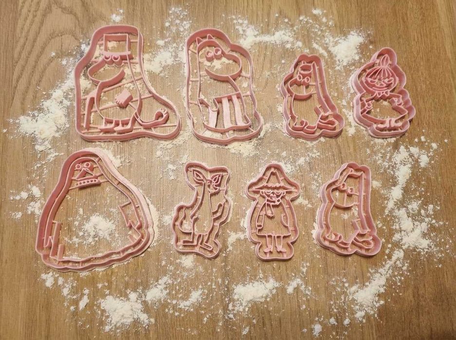 Muminki foremki wyrawacze do ciastek