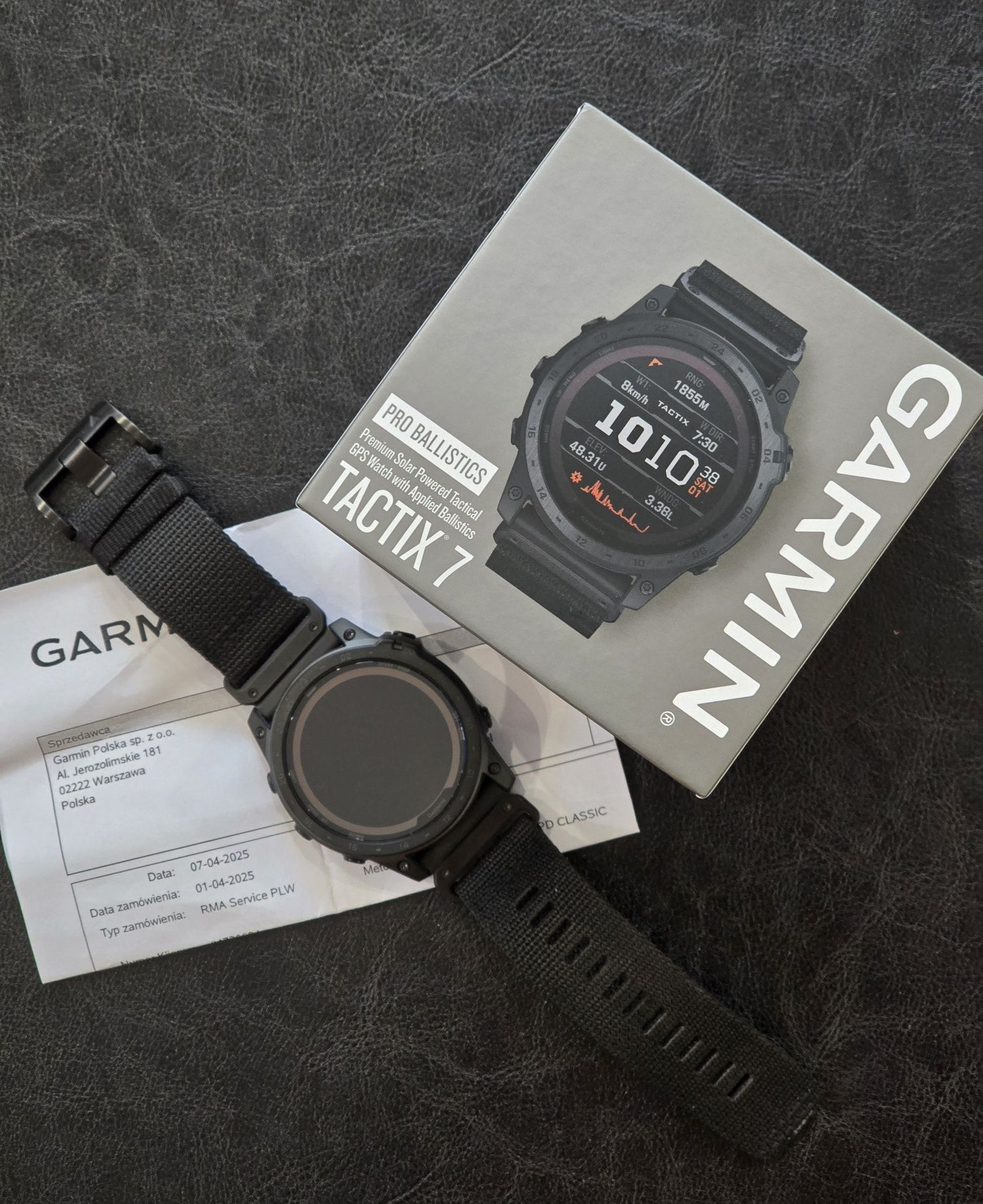 Garmin Tactix Ballistics 7 Solar DLC 51 MM 2 Lata Gwarancji