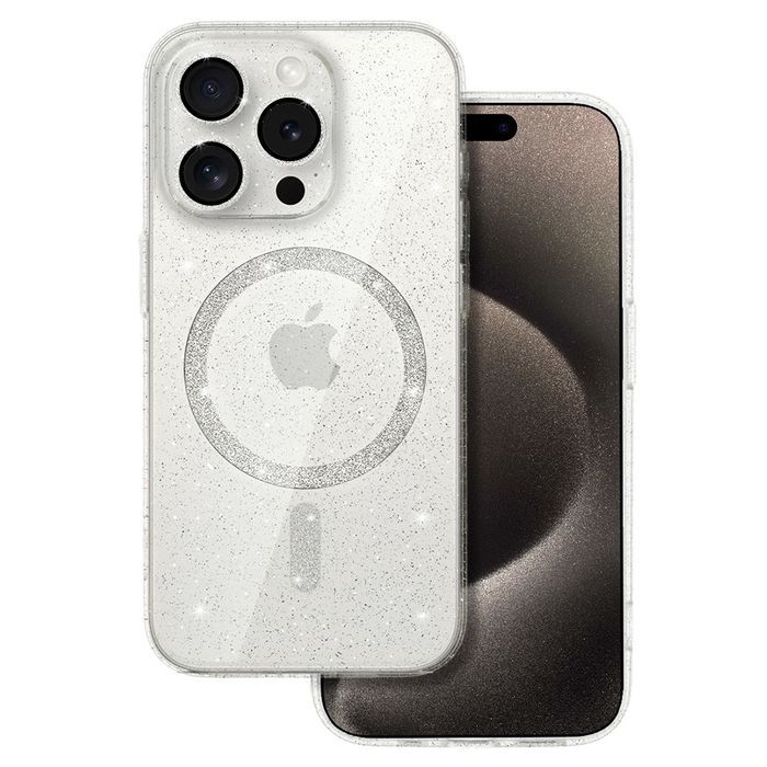 Glitter Magsafe Case Do Iphone 13 Pro Max Przezroczysty