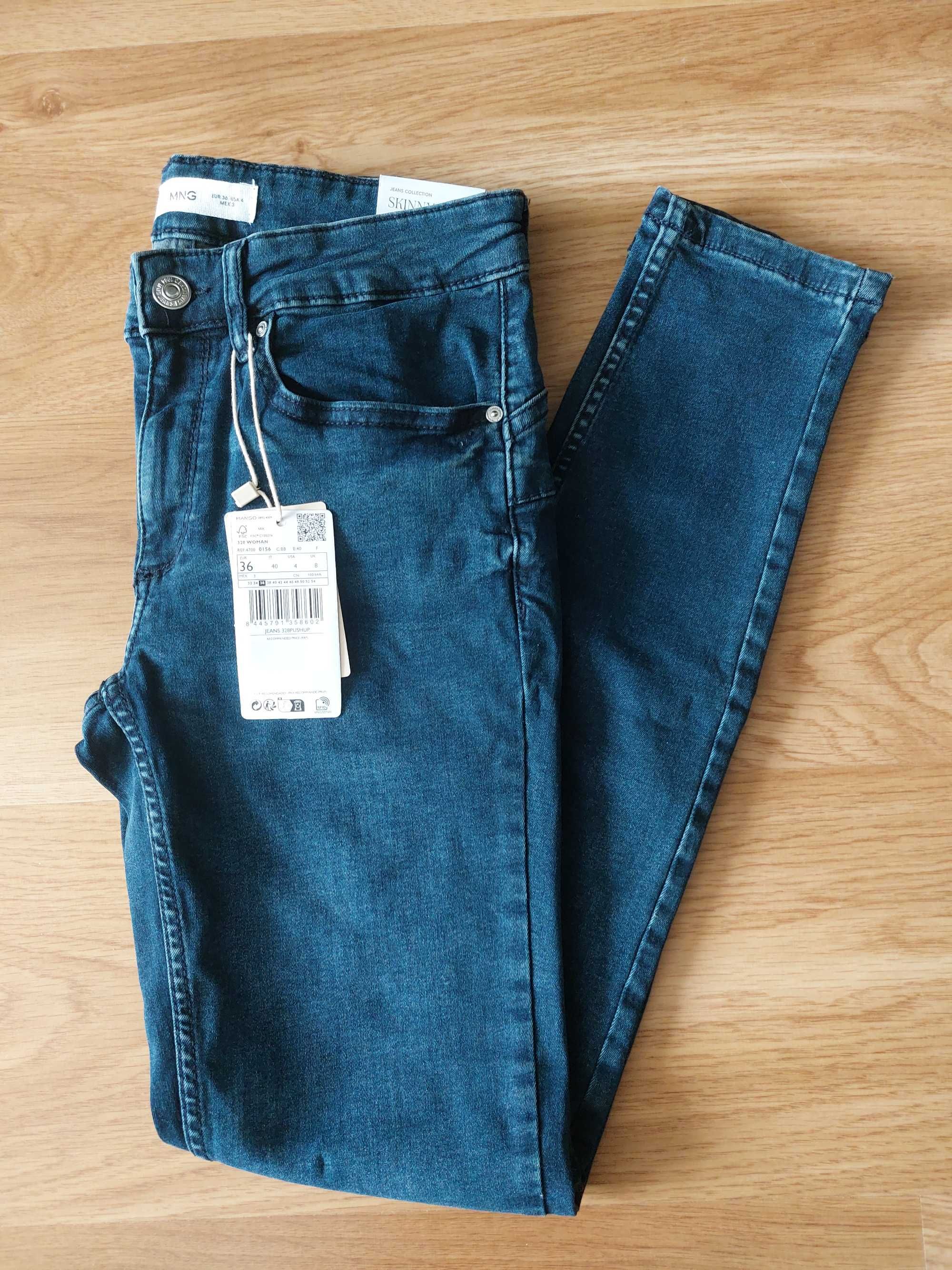Jeansy push-up Mango 34