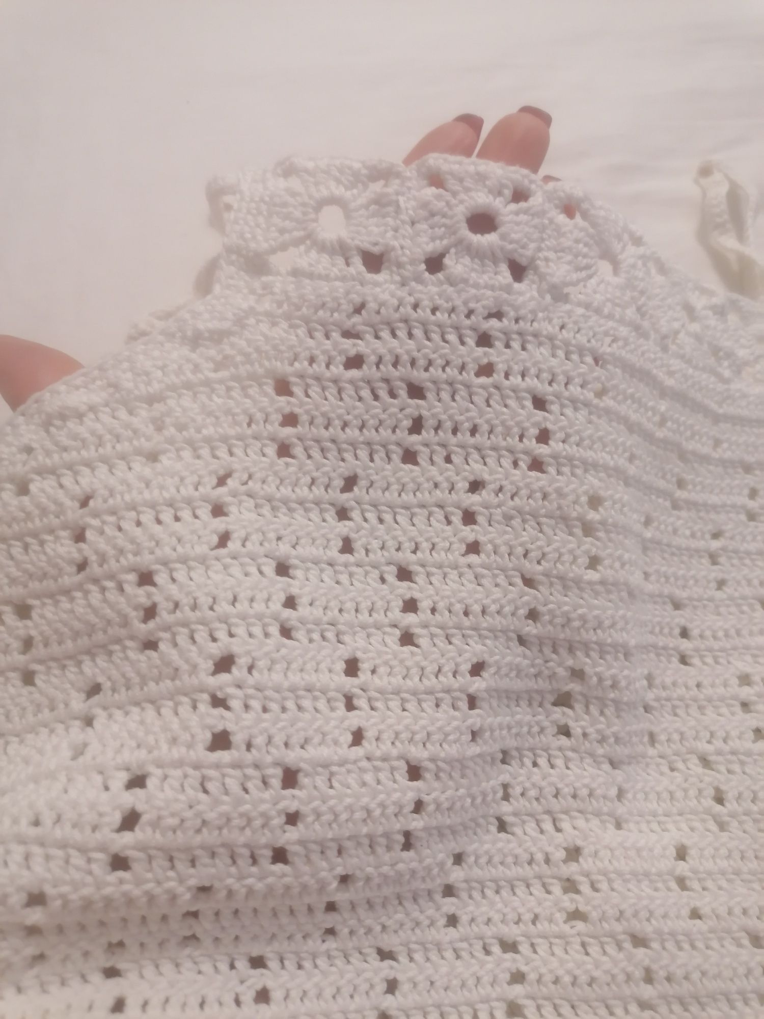 Bluza na szydełku robiona