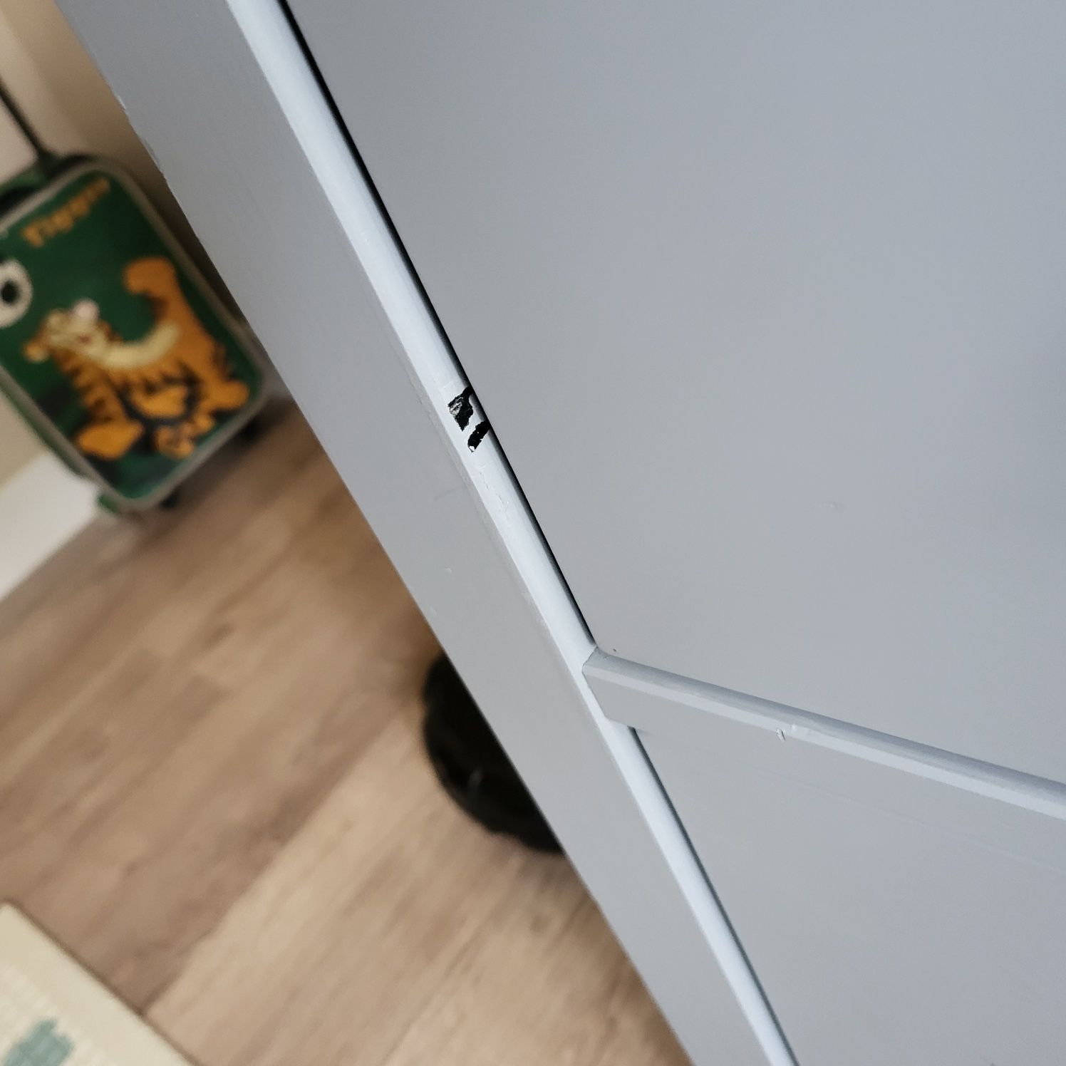 Komoda Hemnes Ikea szarą 8 szuflad