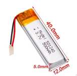 Akumulator Litowo - Polimerowy 500 mAh