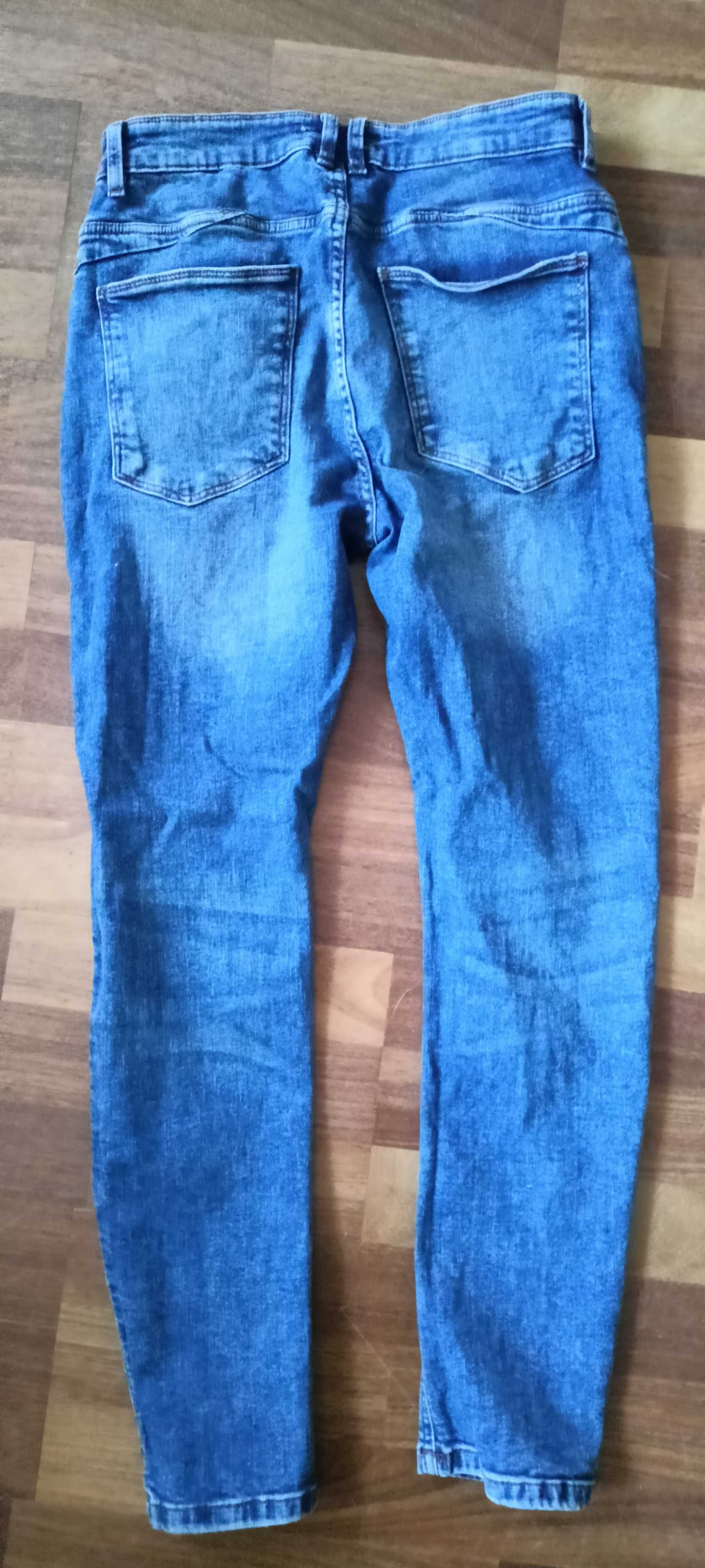 Spodnie jeansowe Jeansy skiny House denim W30L30