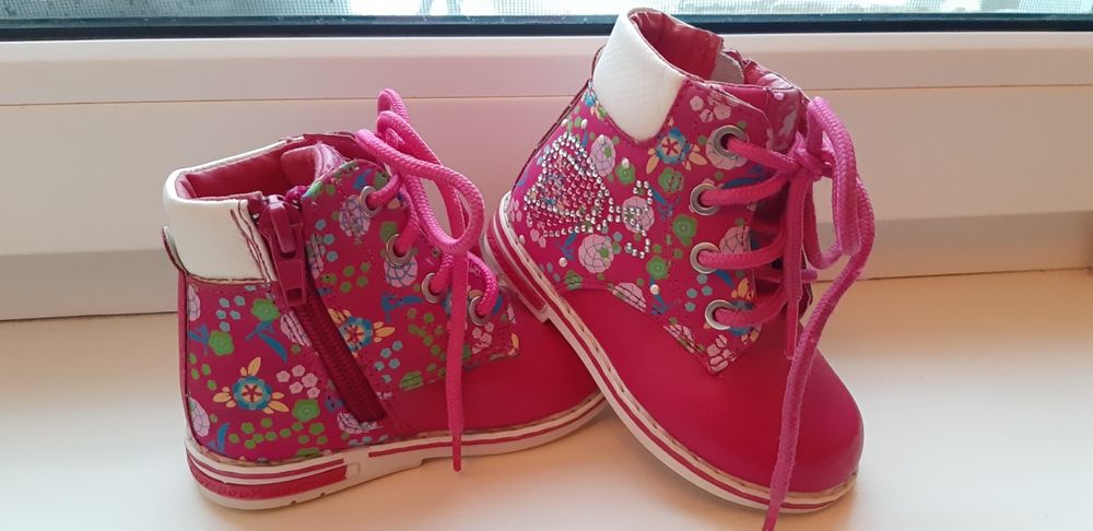 Ботинки на девочку весна-осень (21 размер). Ботиночки демисезон.