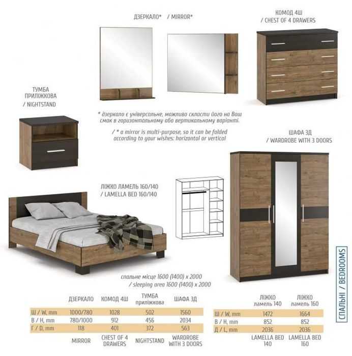 Шафа 156 см Нова зі складу Венге/ Апріл Новый В наличии