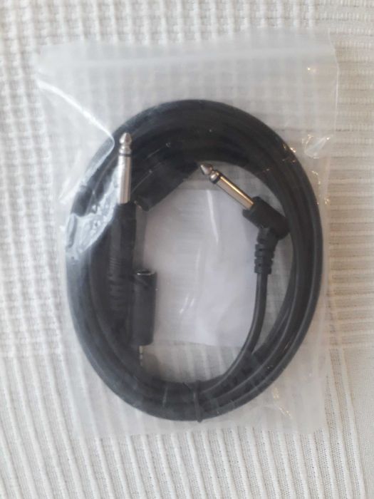 Przewód, kabel do gitary i audio z różnymi końcówkami, długość 3,5 m