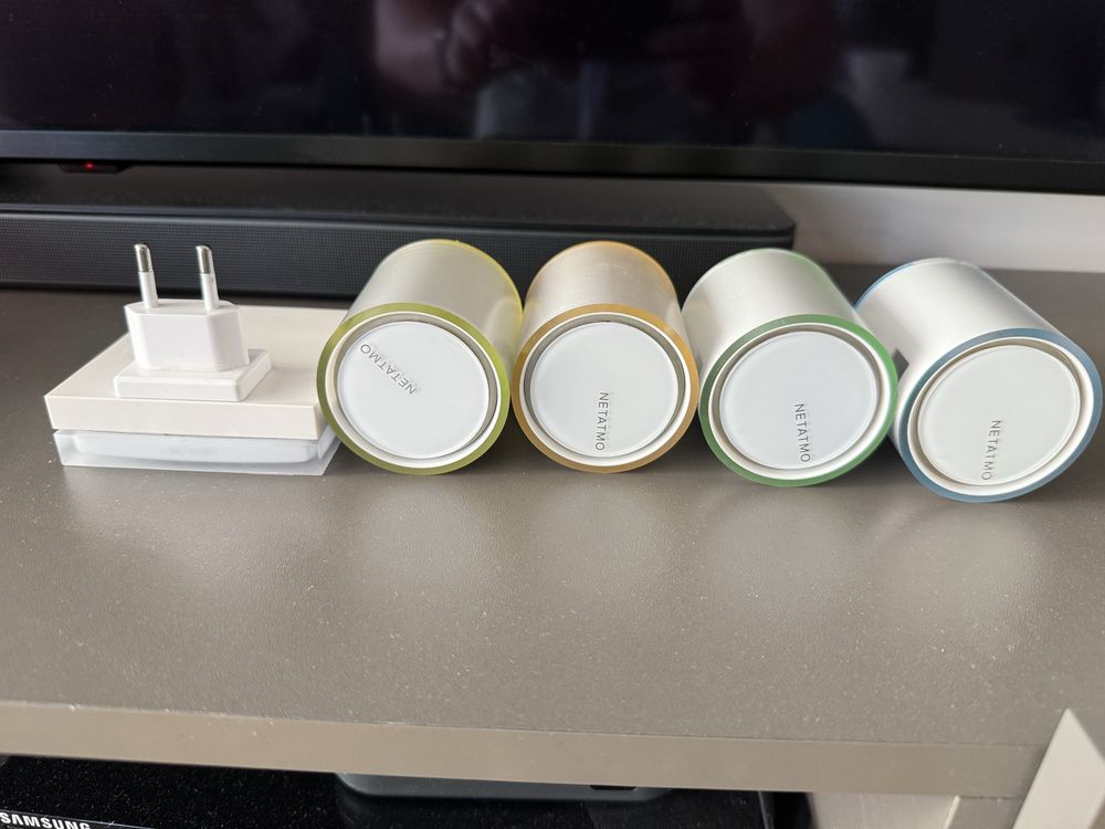 Netatmo bramka i 4 glowice, termostaty homekit