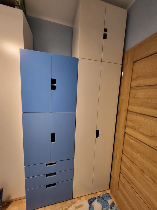 Meble dziecięce IKEA Stuva Malad - szafa 193cm, 3 szafki, 1 komoda