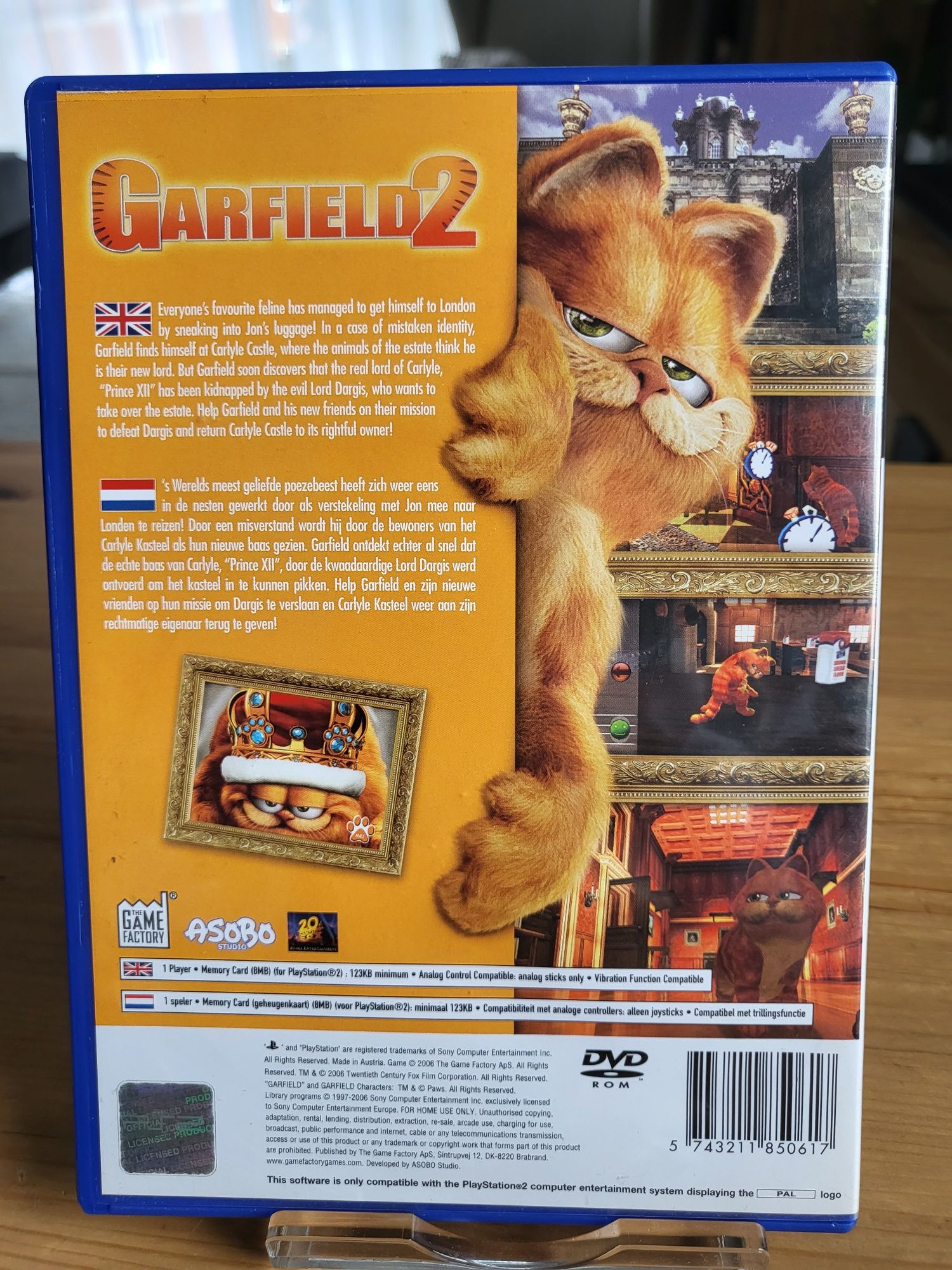 Garfield 2 na konsole Playstation 2