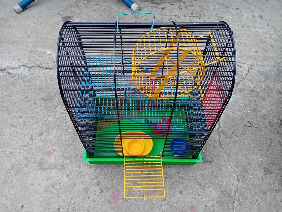 Klatka Dla Chomika, Skoczka, Myszki, Szczura, Wymiary: 38 x 30 x 20 cm