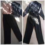 ZARA H&M S elegancki zestaw spodnie i 2 bluzki