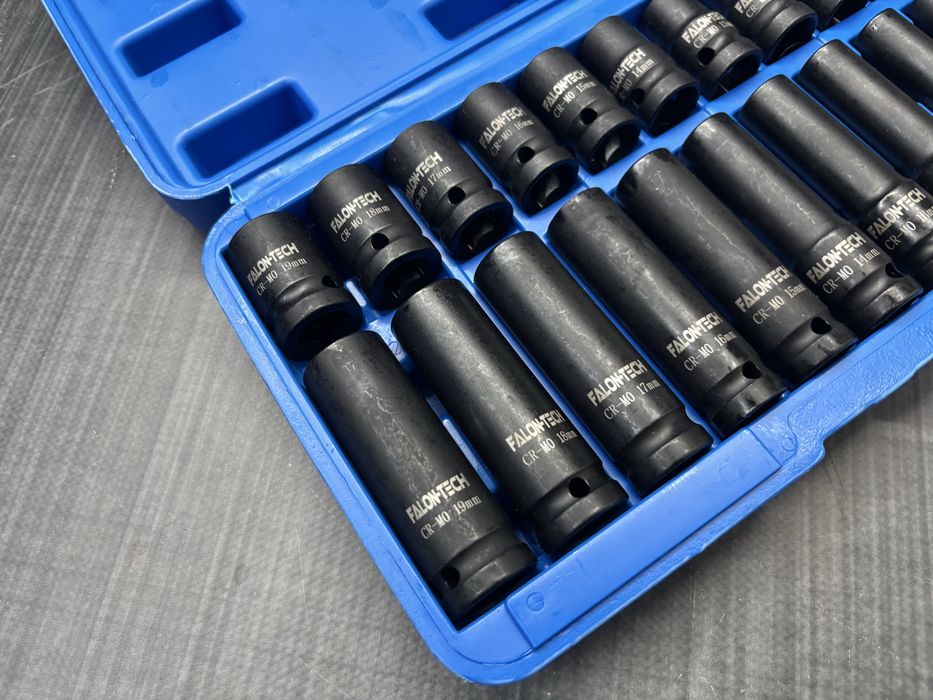 Набір ударних головок 1/2" 10-19 мм 20 шт  Польща Falon Tech FT2012P