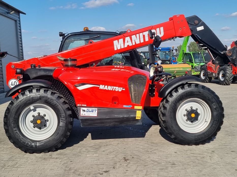Ładowarka teleskopowa Manitou 733-rok21  *cała w oryginale*  jcb 456