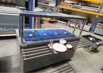 Banho-Maria 4 Cuvetes em Inox + Self-Service - NOVA
