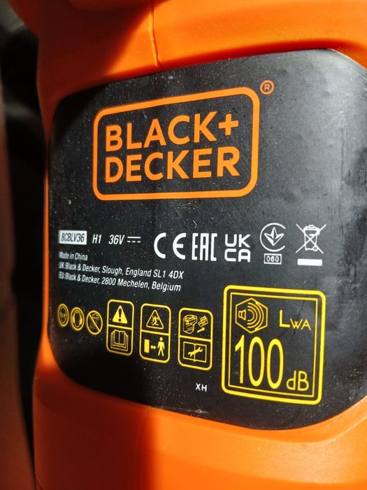 Dmuchawa odkurzacz Black Decker 36V