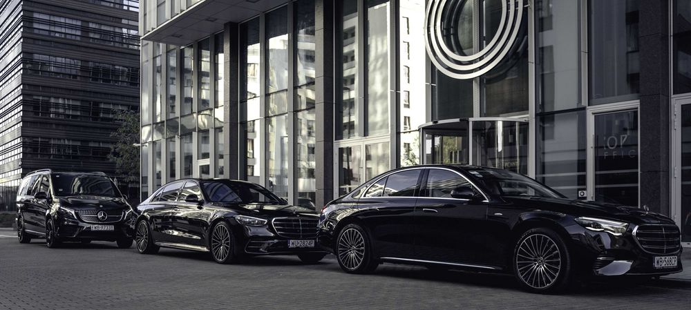 Przewóz osób Mercedes V klasa VIP AMG S klasa E klasa Luxury Chauffeur