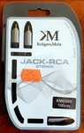 Kabel wtyk jack 3.5 - 2 x RCA stereo 100 cm