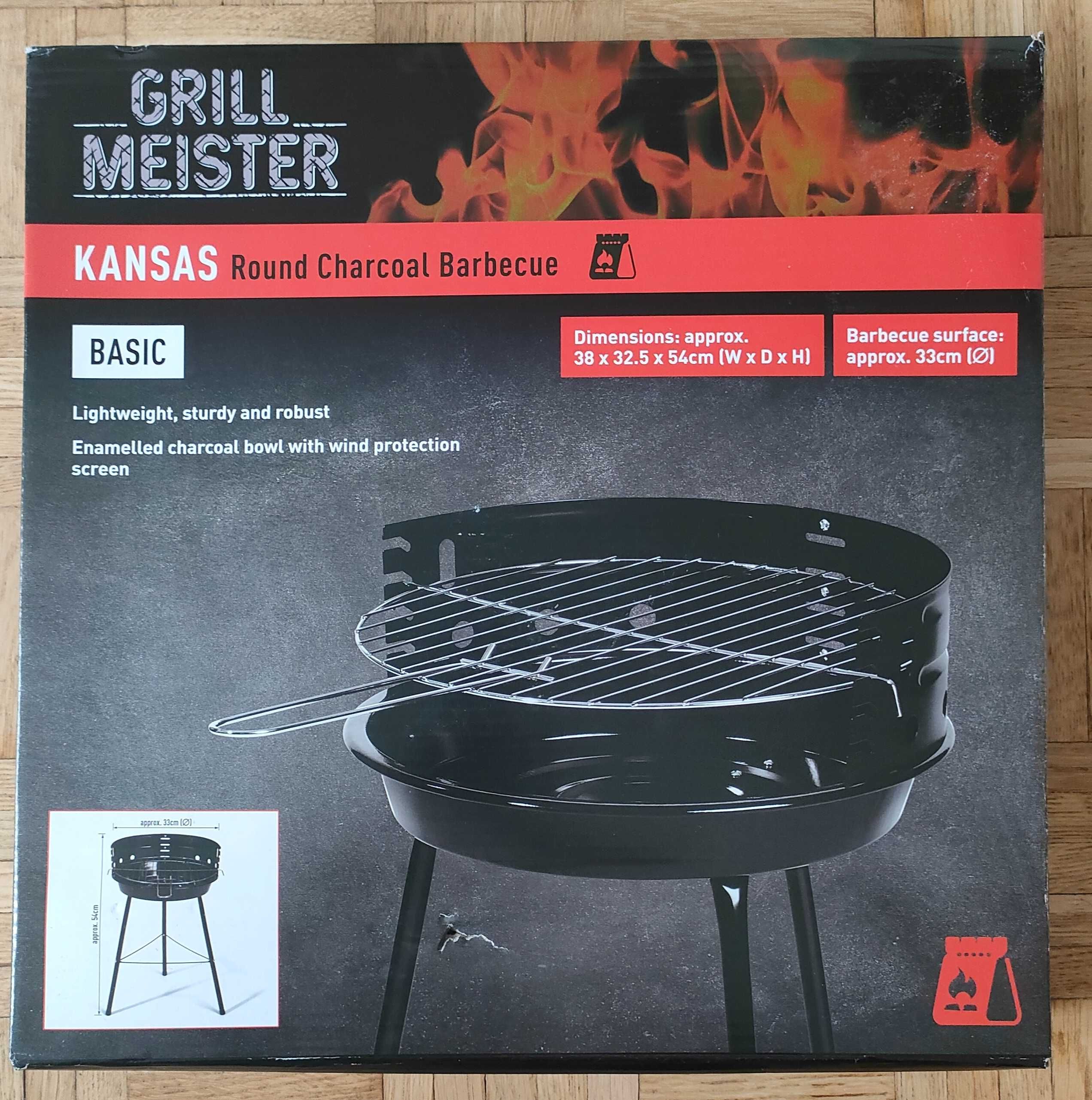 Grill meister okrągły na węgiel