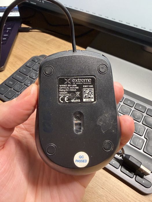 Мишка Esperanza Extreme XM110K Black, в хорошому стані