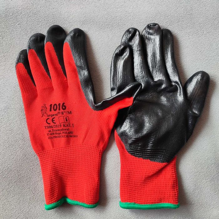 Rękawice robocze ochronne nitrylowe URGENT  r8