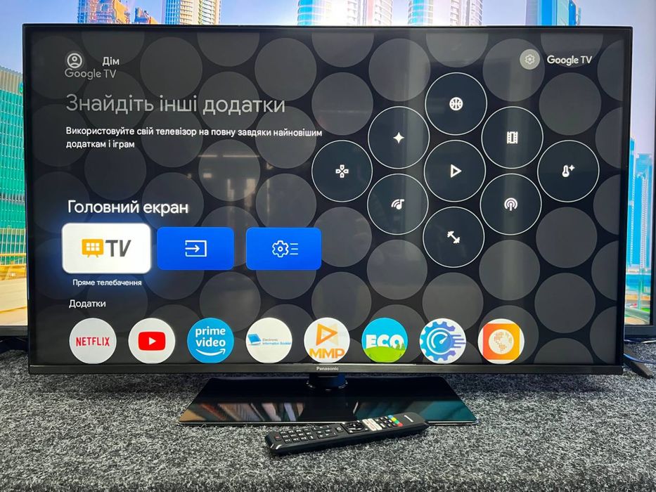 Телевізор Panasonic 43” 4K Smart — Новий, гарантія 1 рік