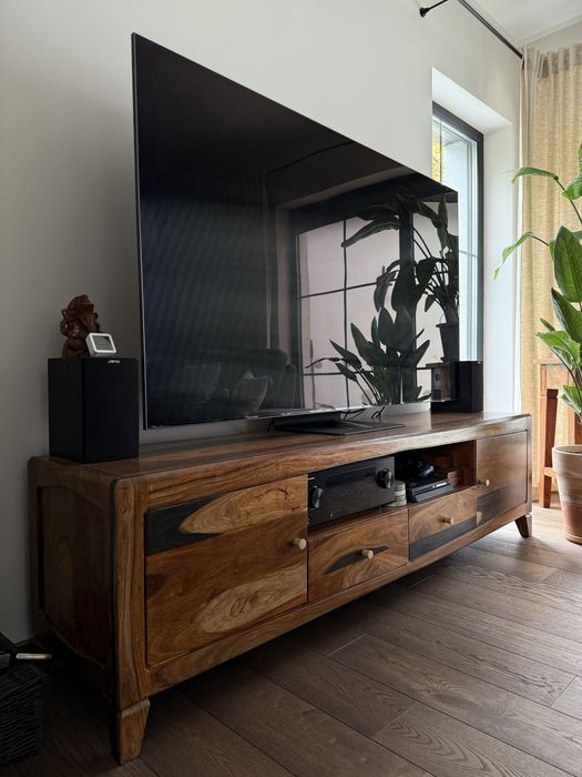 Szafka RTV z drewna palisandrowego 200x45x55