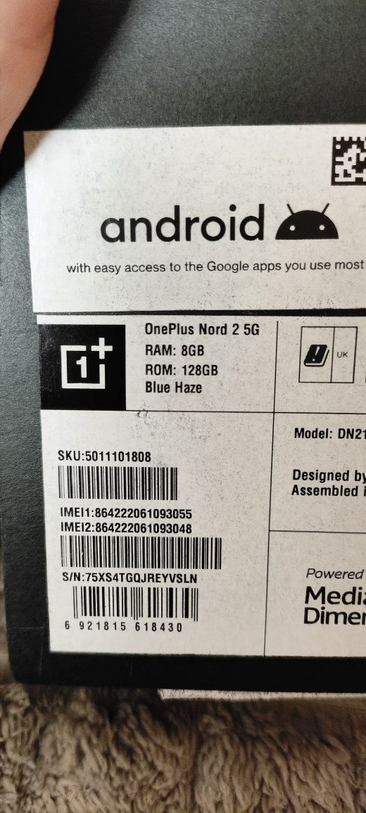 OnePlus Nord 2 5g 8/128