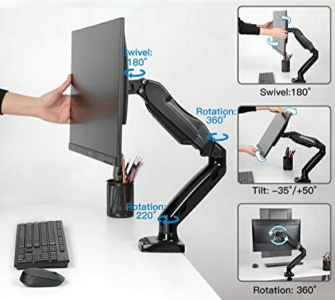 Uchwyt stojak do monitora HUANUO model HNSS6 17"-27"