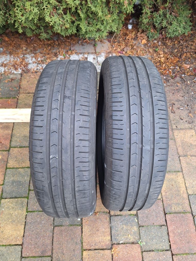 Dwie letnie opony marki Continental 185/65 R15