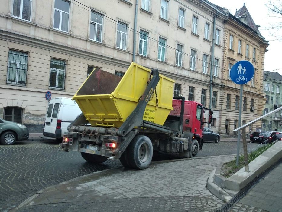 Вивіз будівельного сміття Стрий контейнерами, оренда контейнерів