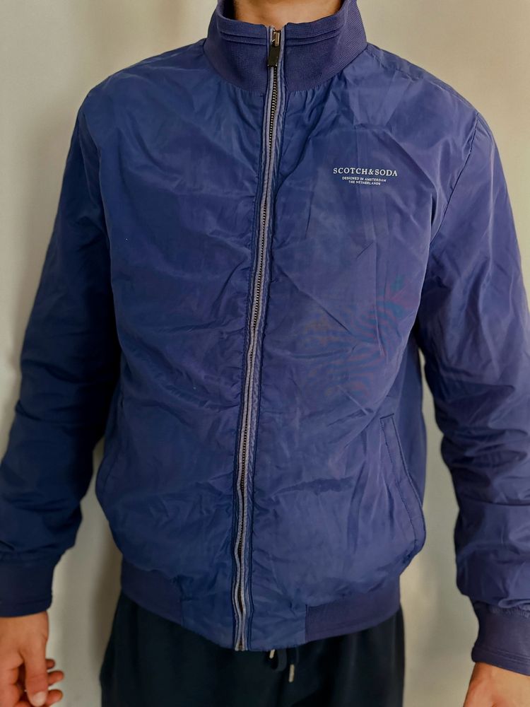 Męska granatowa kurtka przejściowa / Scotch& Soda / M