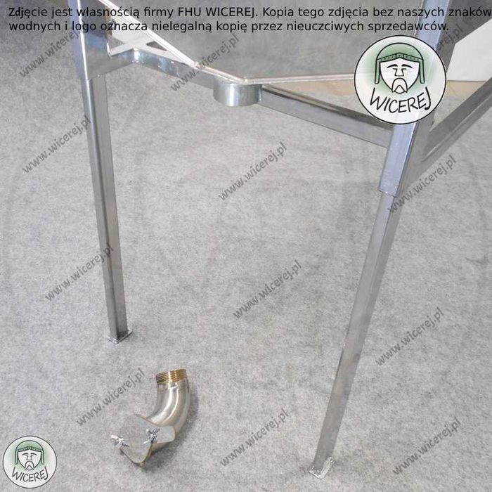 Wzmocniony Stół 1,5m do Odsklepiania Wielkopolski nierdzewny Atest PZH