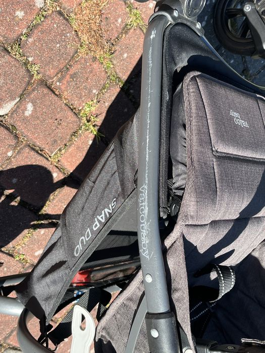 Wózek  podwójny valco snap duo grafitowy