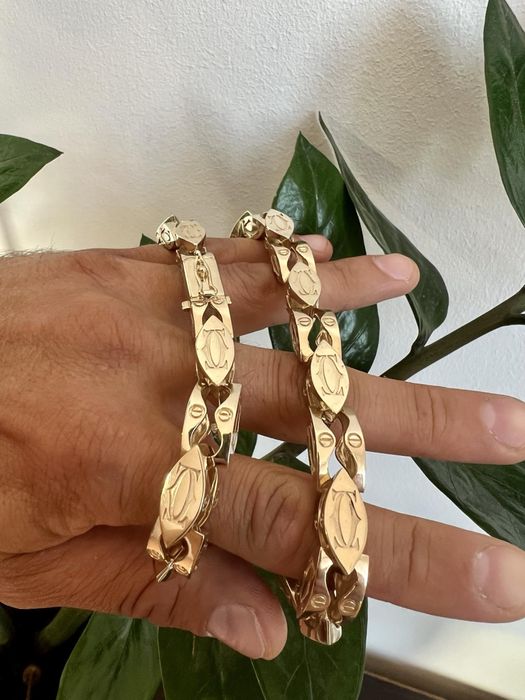 Cartier zloty lancuszek