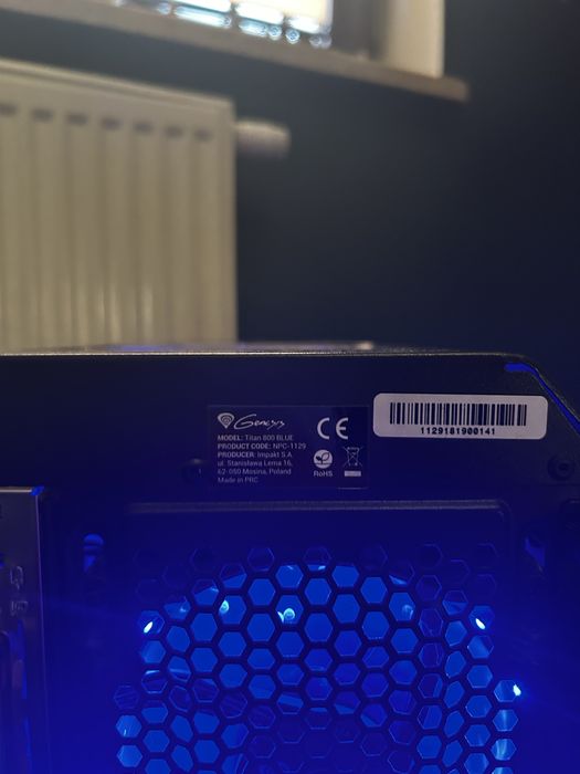 Komputer do gier, GTX 1650, I5 2400, 8GB ram +  monitor  ACER