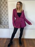 Elegancka Marynarka -żakiet ala Just Unique Fuksja M ,L Sukienka