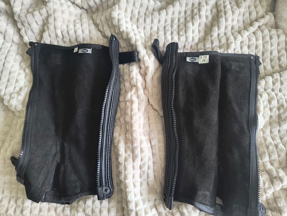 Sztylpy skórzane jazda konna FENIX elegance czapsy 2 xs