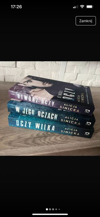Seria książek "Oczy Wilka" Alicja Sinicka