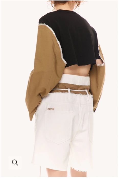 Litkovska білі джинсові шорти