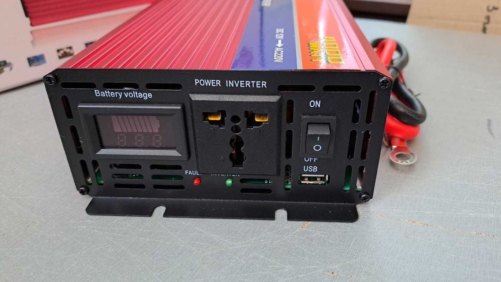 Перетворювач 12-220 Інвертор для дому 4000Ват Инвертор преобразователь