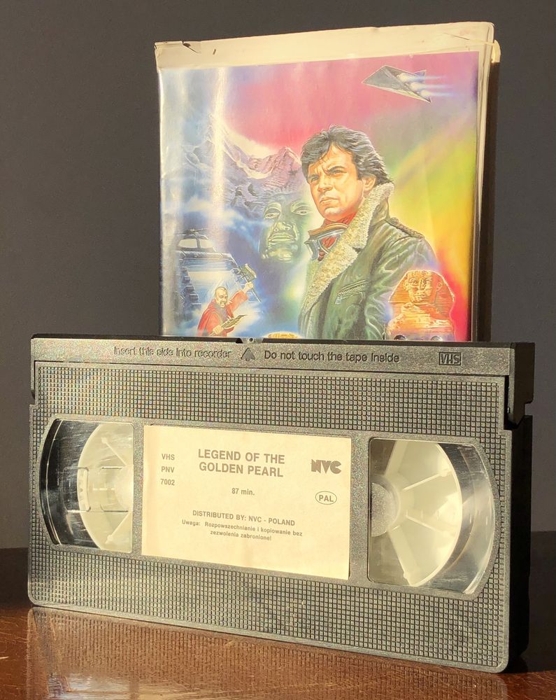 Legenda o Złotej Perle VHS kaseta retro film akcja ninja laser ufo HOT