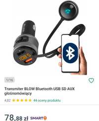 Transmiter BLOW bluetooth USB SD AUX glosnomowiacy