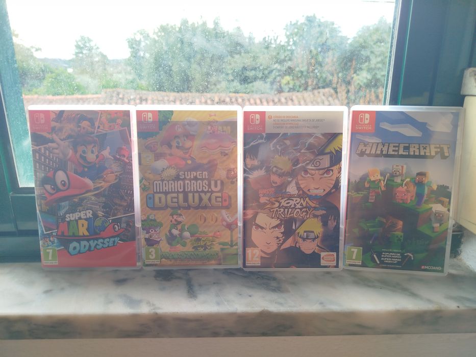 Nintendo switch Completa com 4 jogos e mala