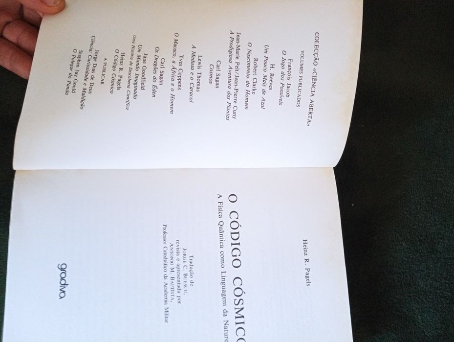 O Código Cósmico -A Física Quântica como linguagem da Natureza -Pagels