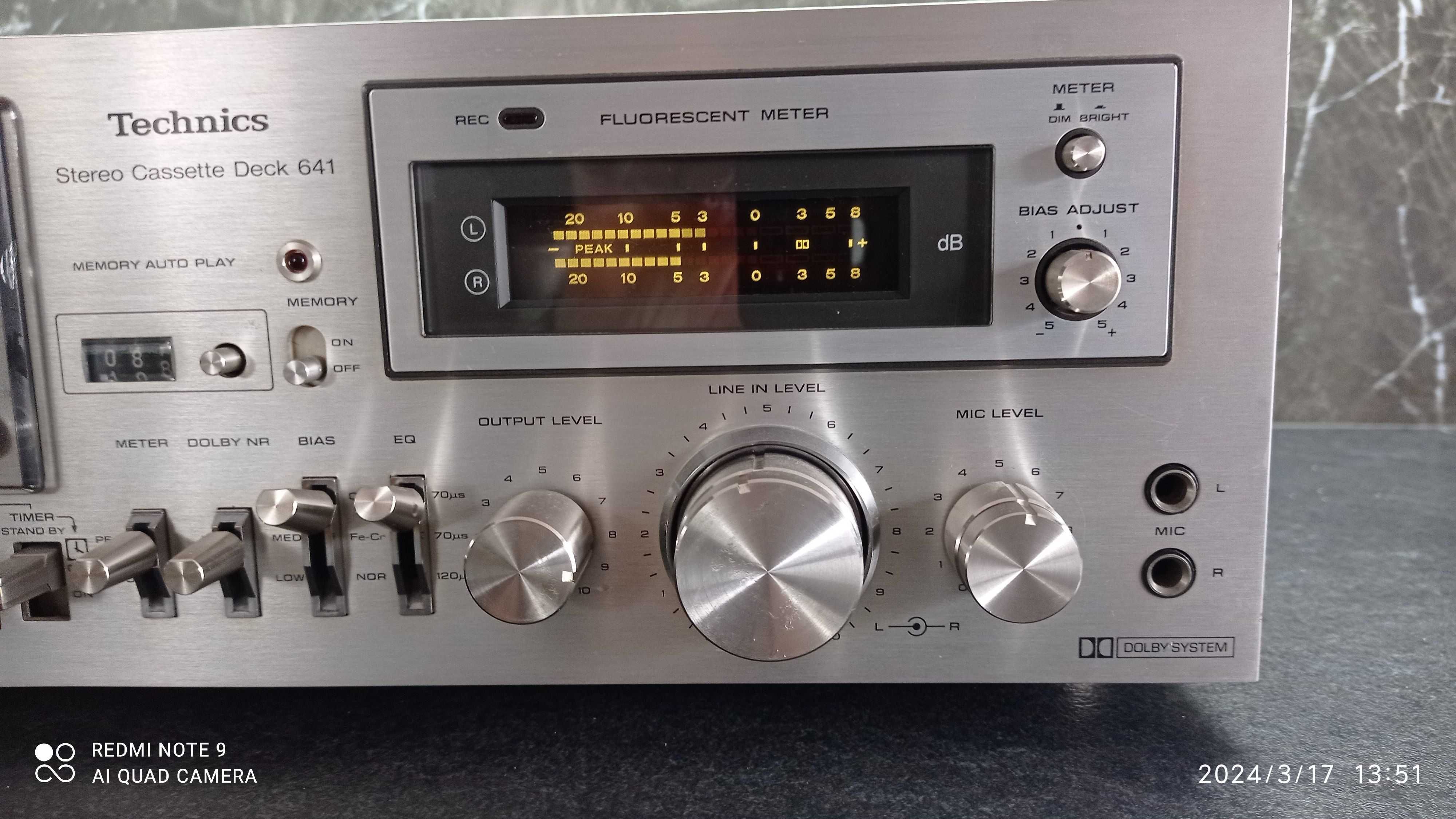 Technics RS641 kultowy magnetofon vintage po przeglądzie zadbany